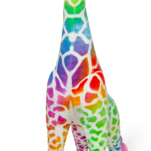 Rainbow Giraffe Lifelike