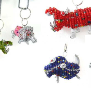 Beaded Key Ring 3D Animal