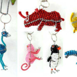 Beaded Key Ring 3D Scooby Animal