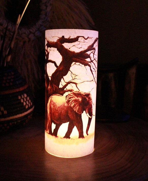 Candle Shade Elephant Assorted