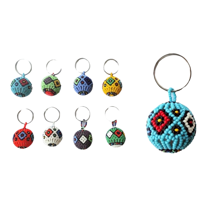 Beaded Key Ring Ball Medium