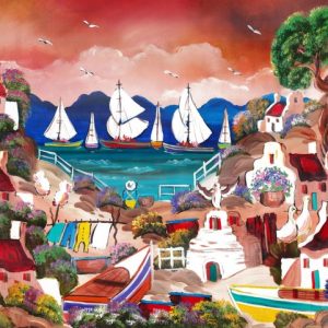 Cape Fishing Village 1000pc Puzzle